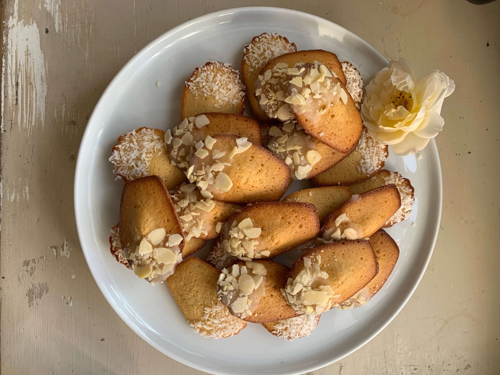 Orange and almond madeleines. Orange madeleine recipe Anala